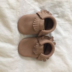 Freshly picked moccasins for baby